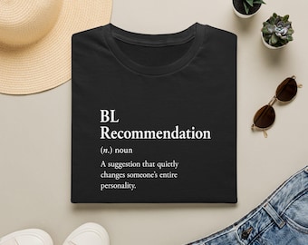 BL Recommendation Shirt, Thai Fan Dictionary Tee, Boys Love Binge Watcher Apparel