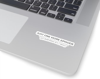 Binge Watching Sticker, Thai BL Fan, Vinyl Laptop Decal