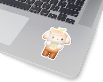 TMiLK Puppy Vinyl Sticker, Cream Kawaii Character Decal, Laptop Water Bottle Decoration