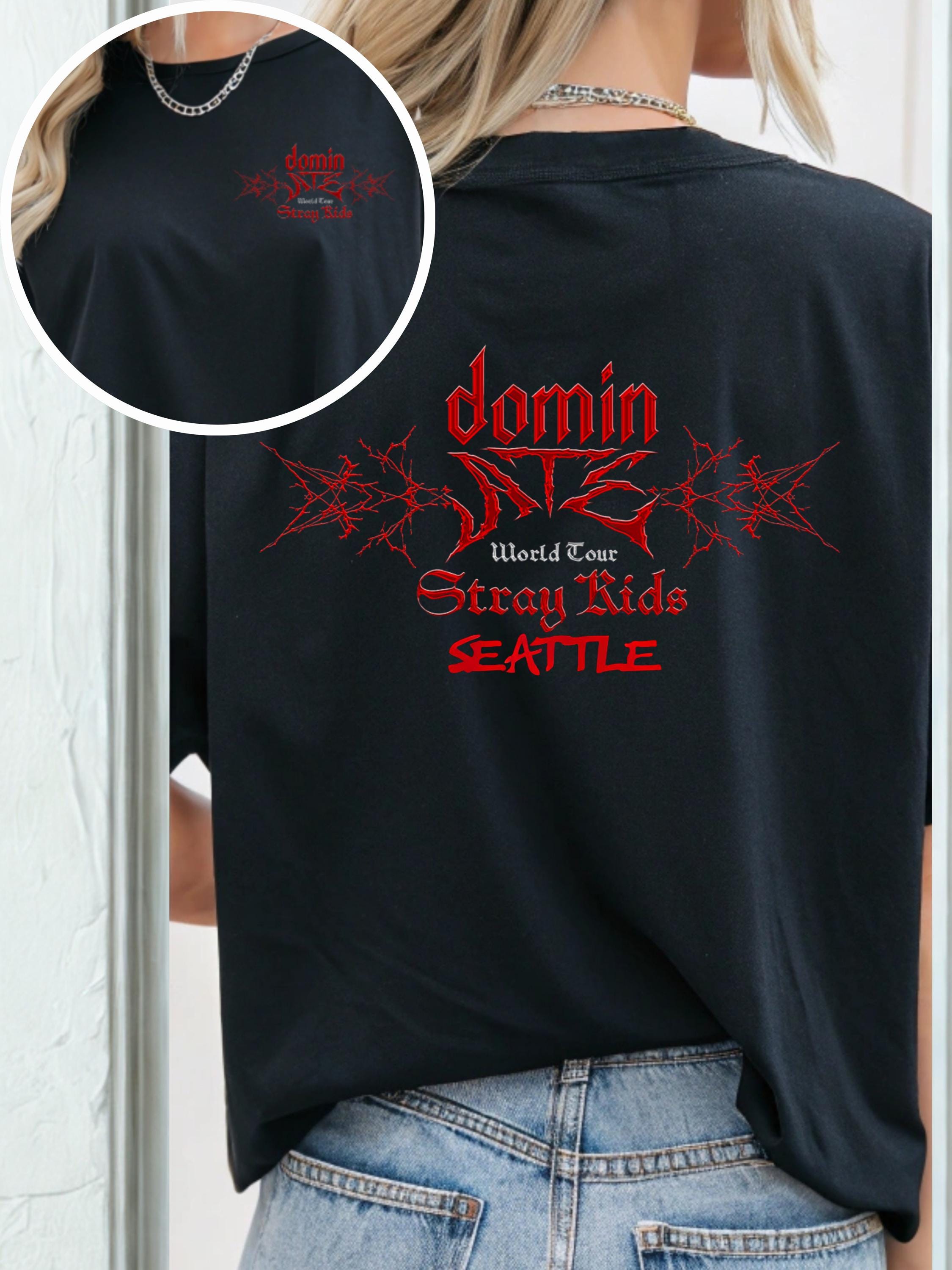 Dominate World Tour Stray Kids Seattle Unofficial Unisex T