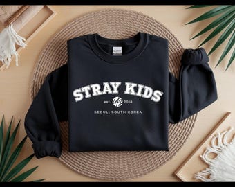 Stray Kids Members Athletic Style Names Crewneck Sweatshirt: Unisex, Gift for Stays