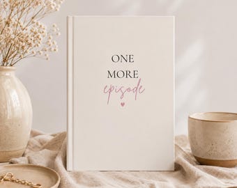 One More Episode Journal, Binge-Watcher TV Show Notebook, Hardcover Writing Accessory