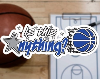 Is this anything? - David Steele, Orlando Magic Broadcast Team - Sticker