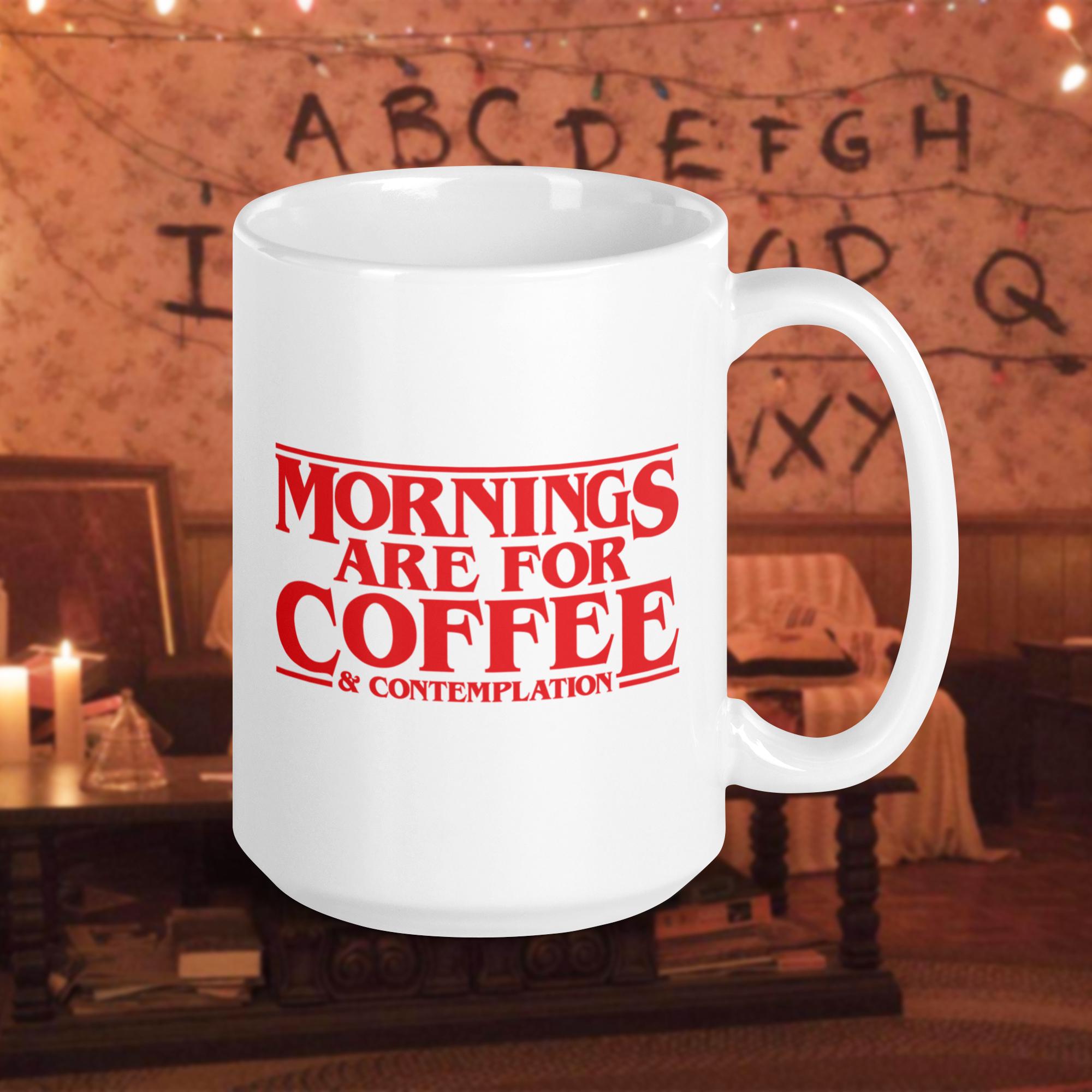Tazza Da Caffè Fonhark 325 Ml - White Chief - Fatta A Mano In Bone China - Idea Regalo Divertente