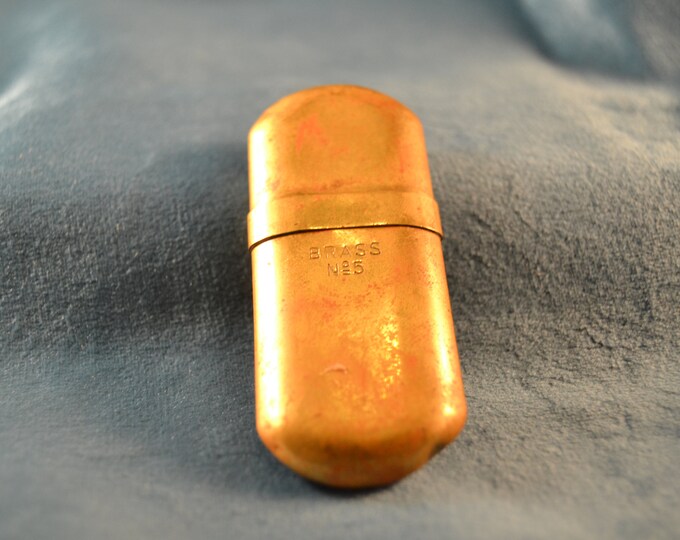 Vintage Brass No 5 Trench Lighter Etsy