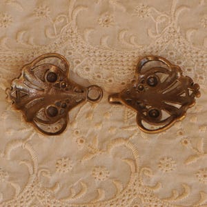 Antiqued Brass Hook and Eye Clasp Closure Jusquà 5 Brin pour Collier Bracelet 1, 2 ou 4 Pièces image 6