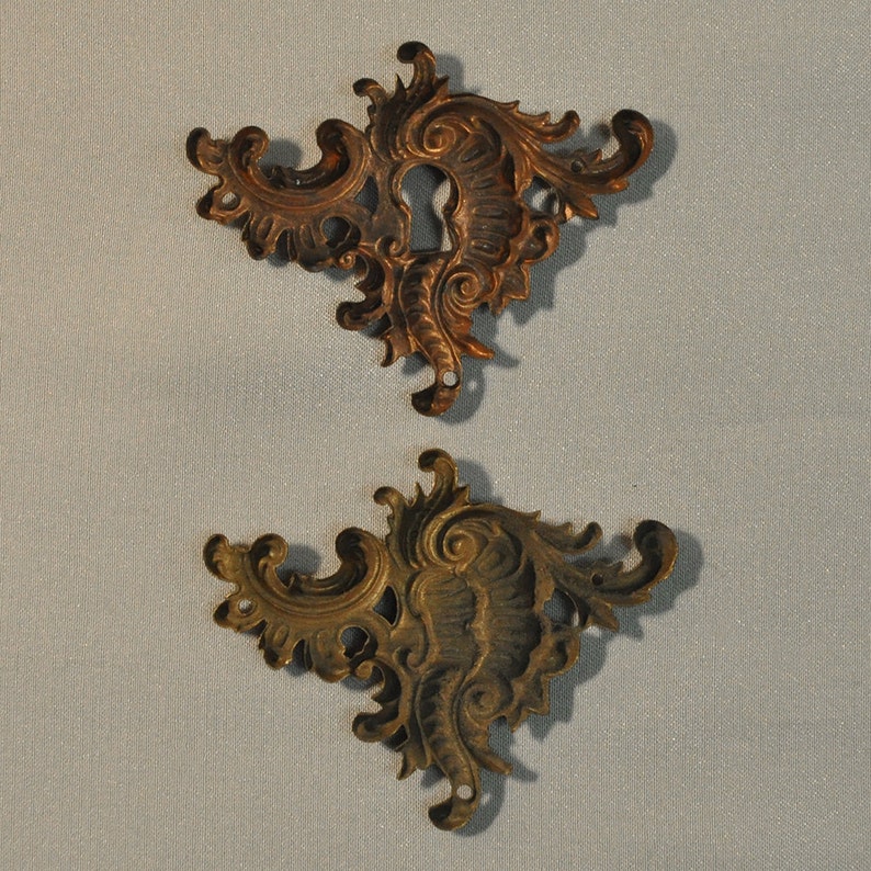 Vintage French Escutcheon or Flourish Louis XV Quinze Rococo Etsy