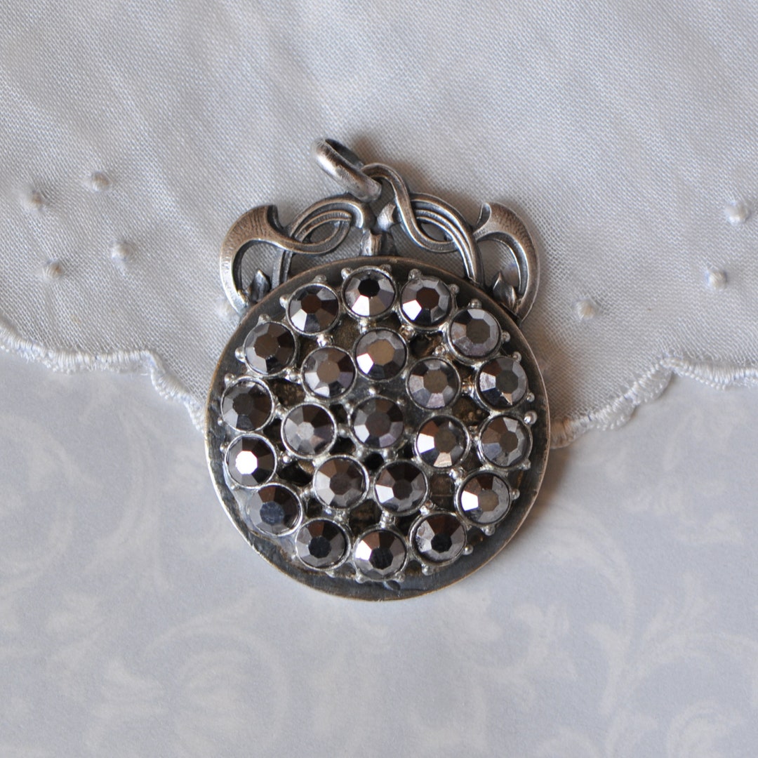 Antique 1906 French Art Nouveau Medal Silver Toned Authentic Antique ...