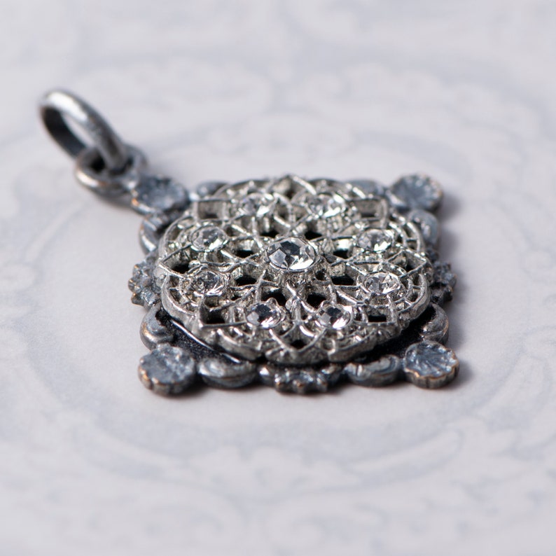 French Art Nouveau C. 1910's Medal Silver Toned Authentic Antique ...