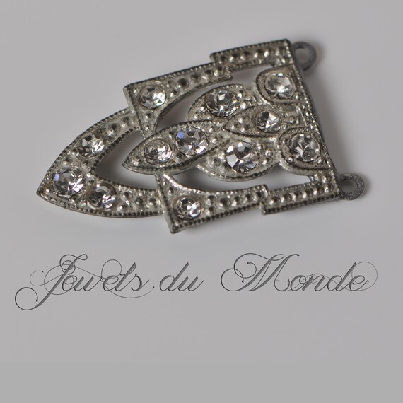 ➄ 戦前ヴィンテージ ✨ ペーストストーンネックレス アールデコ〜戦中