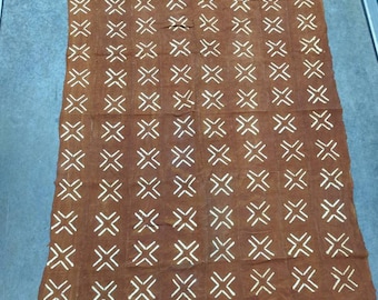 Indigo Mudcloth lumber pillow cover material, African mud cloth blk
