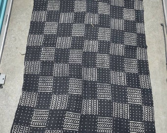 Authentic african mudcloth blk