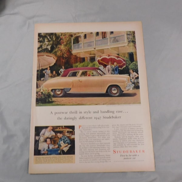 1947 Studebaker -- Ad