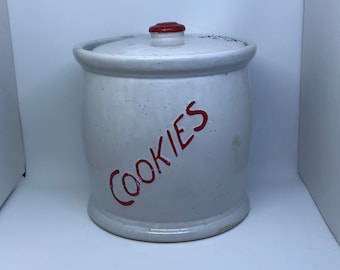 Red Wing Cookie Jar Etsy