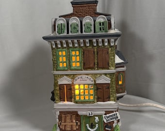 L'appartamento di Ebenezer Scrooge — Dipartimento 56 — Canto di Natale — Il villaggio di Dickens — Senza scatola