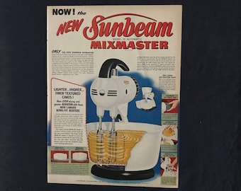 Sunbeam Mixmaster Ad