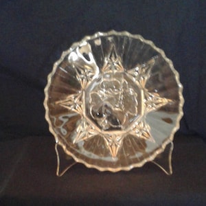 Federal Glass Pioneer Luncheon Plate