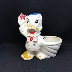 Leeds China Co. Donald Duck Planter