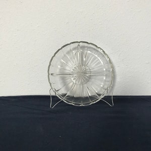 Divided Three-Part Relish Dish