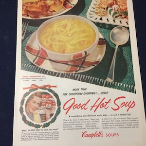 Vintage Campbell&#39;s Soup Ad