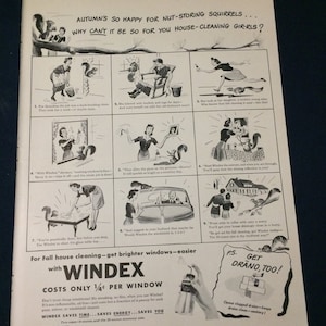 Ancienne publicité Windex