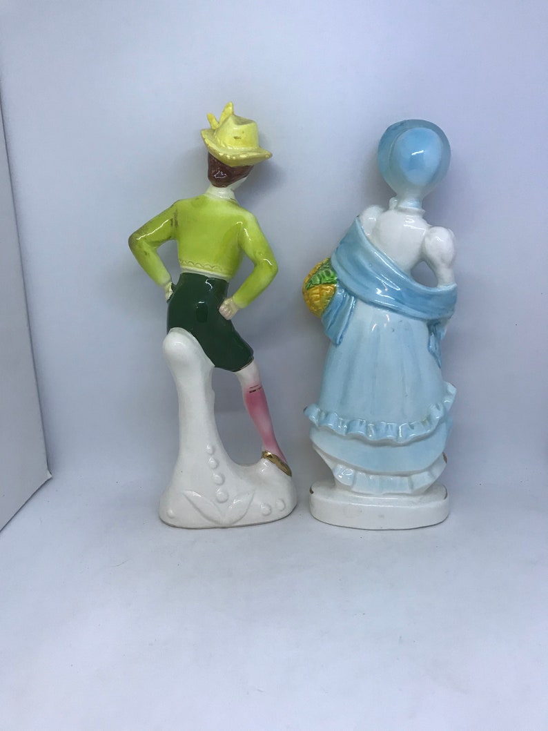 Kreiss Figurines Boy and Girl Regency Style Kreiss and Company Etsy