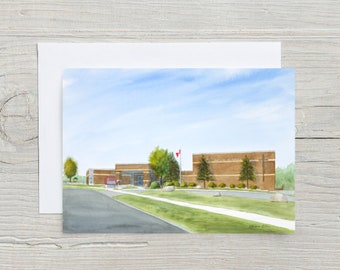 Our Lady of Fatima - 5x7 blank card - horizontal card - greeting card - Hespeler - Cambridge  - Waterloo Catholic School Board