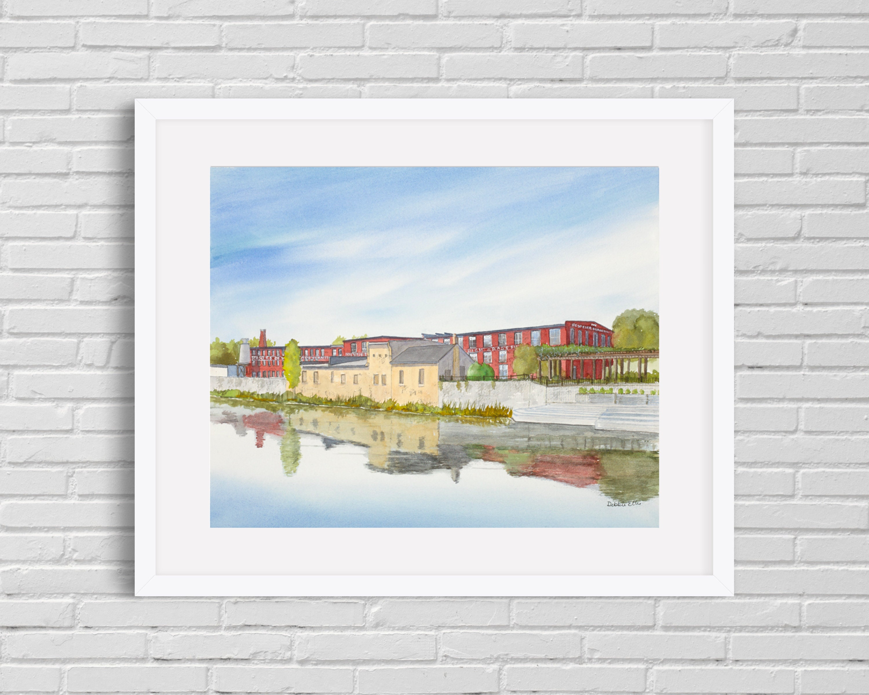Jacob's Landing Print Hespeler Jacob Hespeler Watercolour Giclee Print