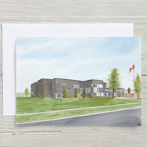 Carte de l'école publique Silverheights -5 x 7 cartes - École publique de la région de Waterloo - WRDSB - École Hespeler - Cambridge On - souvenirs scolaires