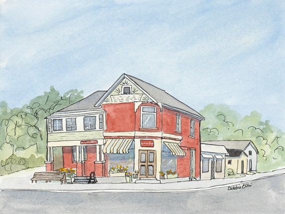 With The Grain Guelph Restaurant Red Brick House Etsy