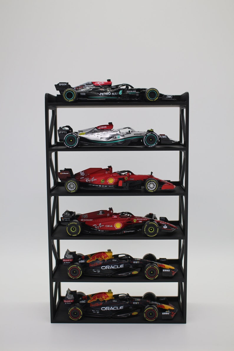 V3 6 Car 143 1/43 F1 Race Car Costco Formula 1 Racing 6 Pk Display