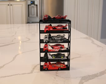 Hot Wheels Team Transport Display Stand: 6-car Industrial Design