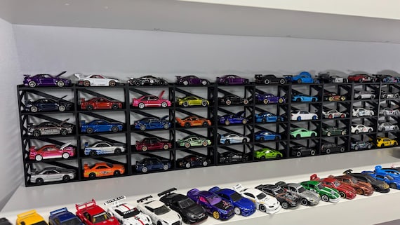 V2 Hotwheel 10 Car Display Stand Industrial Design W Hidden