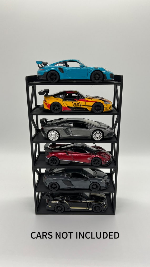 Organiseur Suspendu Pour Voitures Miniatures 1/64 – En Feutre – Capacité 40 Voitures – Design Voiture