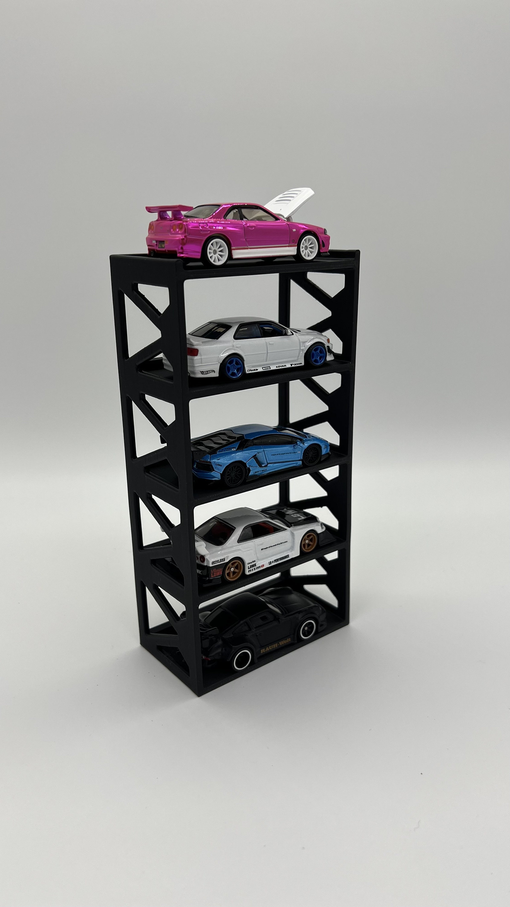 V1 ホットウィール 5台用ディスプレイスタンド：1/64スケール ダイ