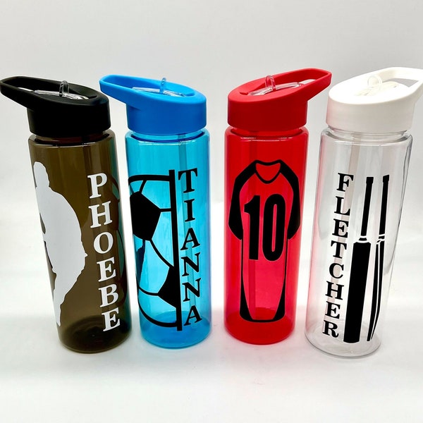 Personalized Sports Water Bottle Etsy UK