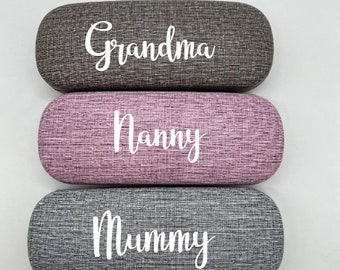 Personalised glasses case. Mother's Day gift. Sunglasses case. Father's Day Gift