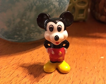 Walt Disney Mickey Mouse Vintage Figurine Made In Taiwan