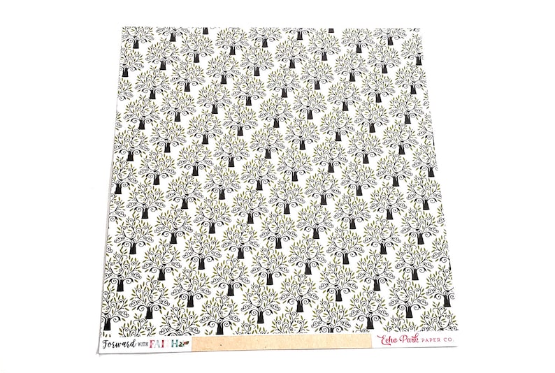 GROWING FAITH Forward With Faith12x12 Double-Sided Textured Cardstock Echo Park Paper Scrapbook Supplies Cardmaking Papercrafting