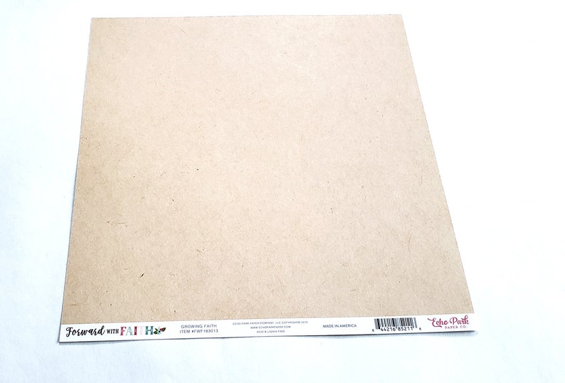 GROWING FAITH Forward With Faith12x12 Double-Sided Textured Cardstock Echo Park Paper Scrapbook Supplies Cardmaking Papercrafting