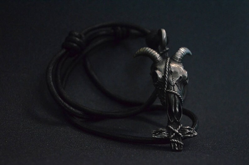 Satanic Pendant skull diabolic satanic 666 anti christ Etsy