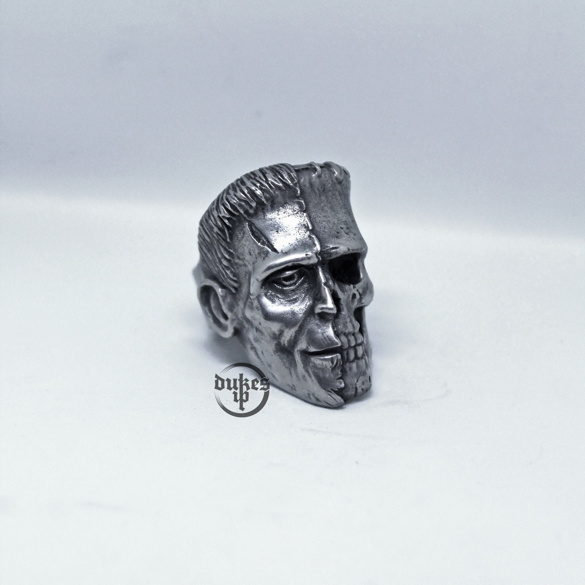 フランケンシュタイン彫刻リング シルバー フランケンシュタインの指輪 - Etsy 日本