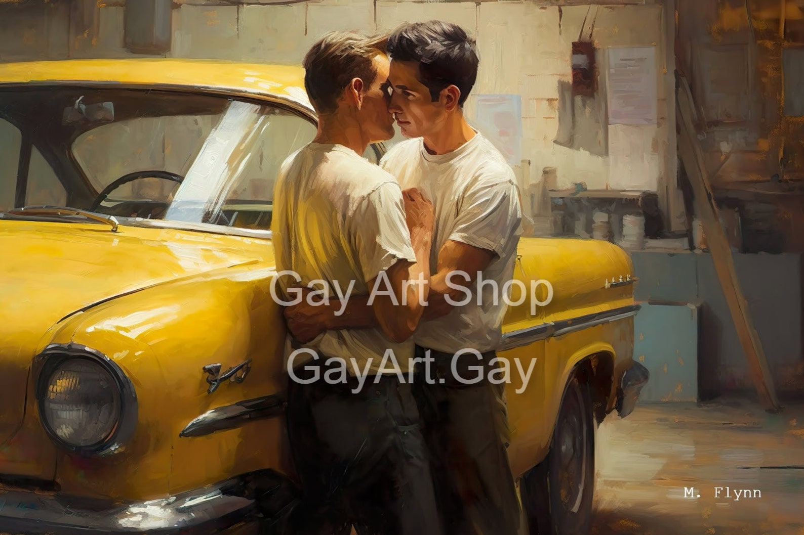 1950s Garage Gays Canvas Print Retro Gay Art Ready To Hang Etsy 1950s-garage-gays-canvas-print-retro-gay-art-ready-to-hang-etsy
