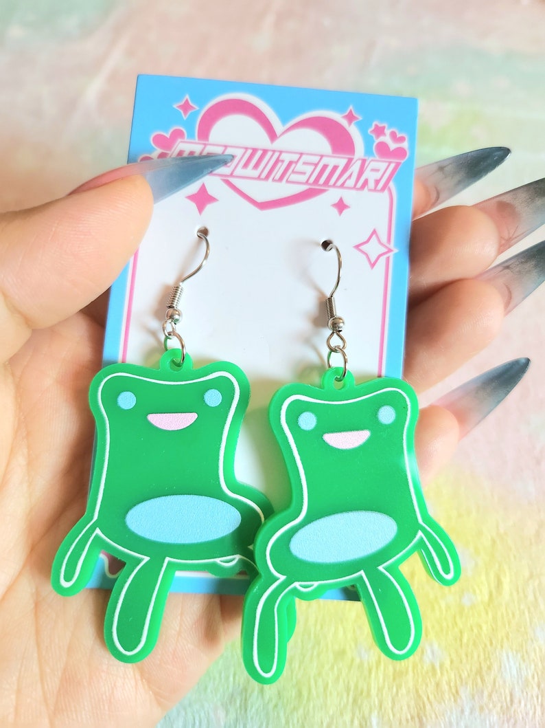 Animal Crossing Gamer Inspired Acrylic Earrings image 2