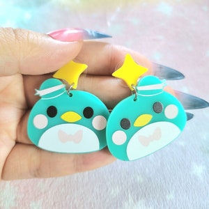 Cutie Kawaii Character Japanese Inspired Acrylic Earrings image 10