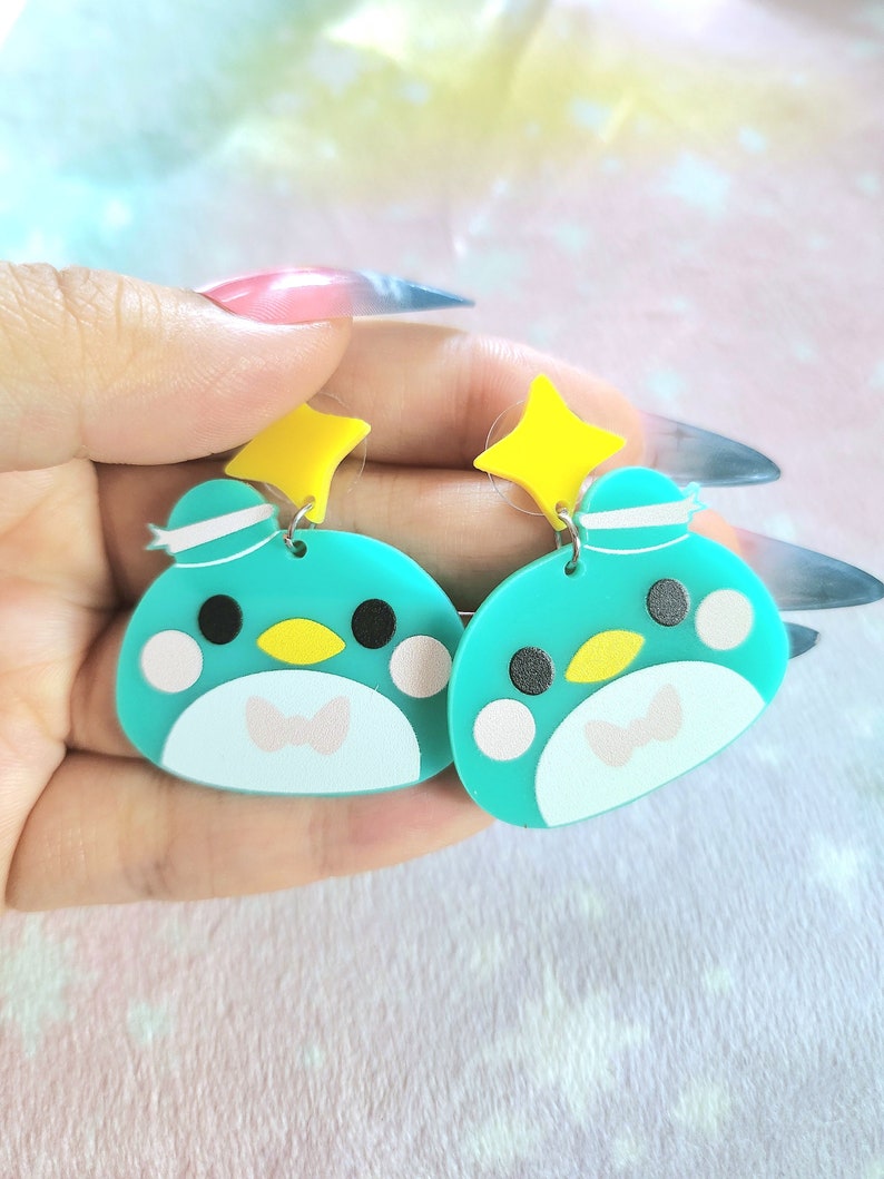 Cutie Kawaii Character Japanese Inspired Acrylic Earrings image 10