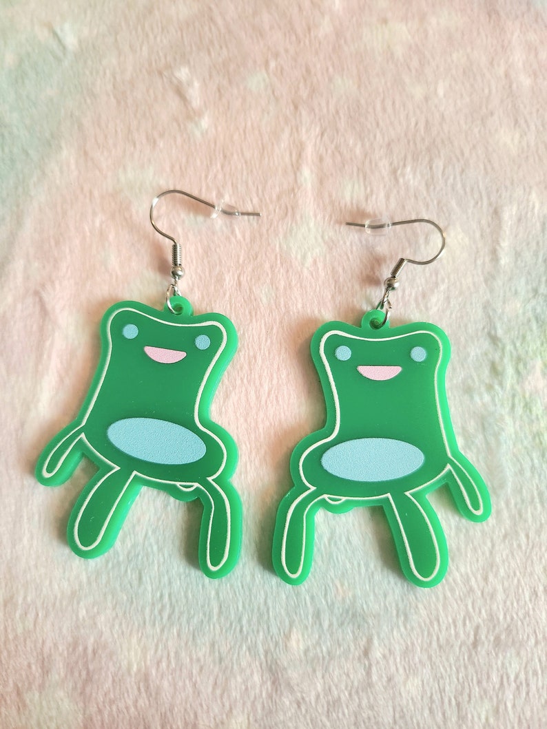 Animal Crossing Gamer Inspired Acrylic Earrings image 3