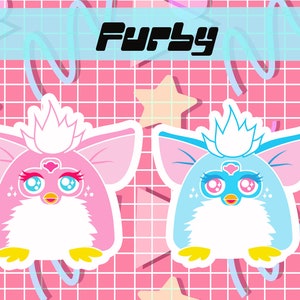 Furby vinyl Stickers