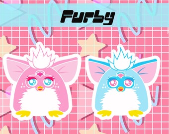 Furby vinyl Stickers