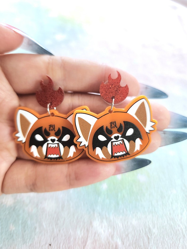 Cutie Kawaii Character Japanese Inspired Acrylic Earrings image 6